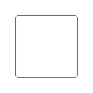 BLANK REMOVABLE SQUARE 40mm [99031]1000