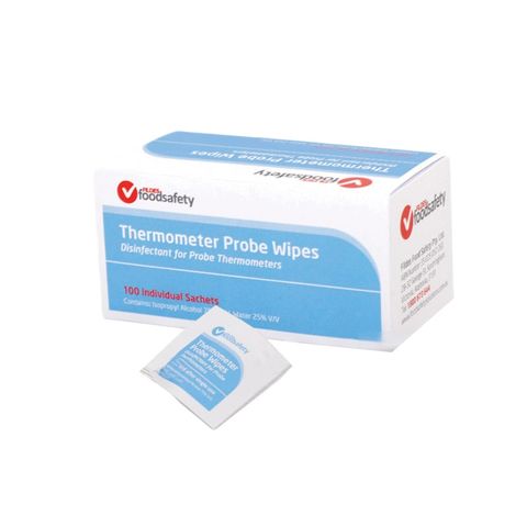 THERMOMETER PROBE WIPE SACHETS[40803]100