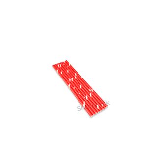 STRAW PAPER RED [705003]250/10