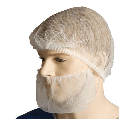 BEARD COVER WHITE [BNR22421] 1000