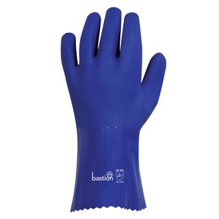 GLOVE PVC BLUE 30CM/99 [BSG12524]PR