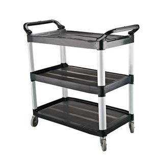 TROLLEY UTILITY 3 SHELF BLACK [TR-115] 1