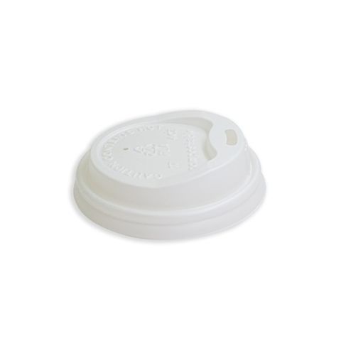 LID PLA 4oz WHITE FF [CP4LIDW] 50/20