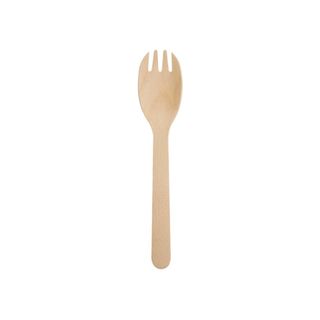 SPORK WOOD 16cm FF [WCSPK] 100/10