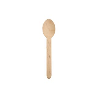 TEASPOON WOOD 10cm FF [WCTSPN] 100/10