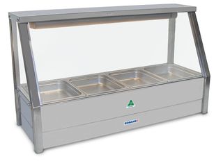 HOT FOOD DISP BAR STR/GL S/ROW 4PAN(E14)