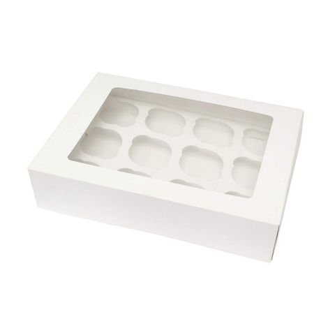 CUPCAKE BOX 12 WINDOW & INSERT[792699]50