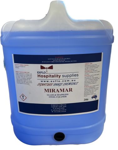 MIRAMAR GLASS CLEANER & S/S - 20L