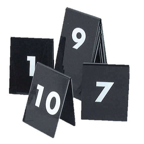 Table Number Sets (10) Tent - 57x75mm