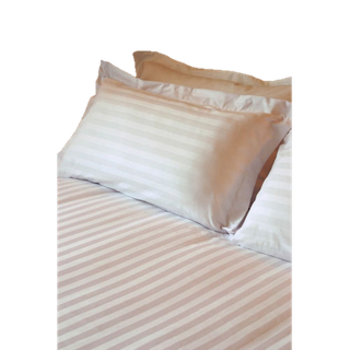 Quilt Cover - Single Sateen 20mm Stripe