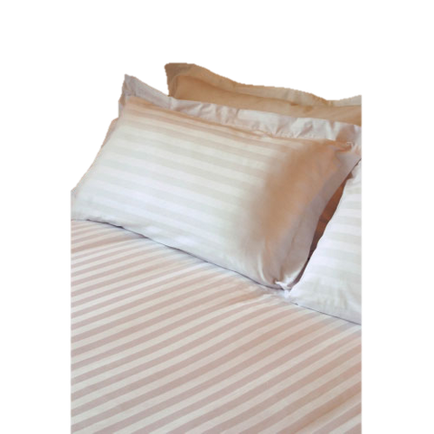 Quilt Cover - Queen Sateen 20mm Stripe