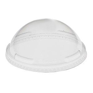 Chinese Cont - BS Round Domed Lids Clear