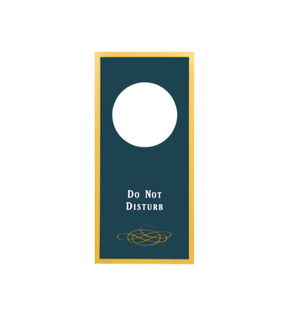 Sign - Do Not Disturb (Blue)