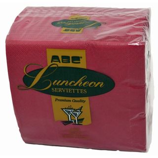 2 ply Lunch Serv - Wine Red (20x100)