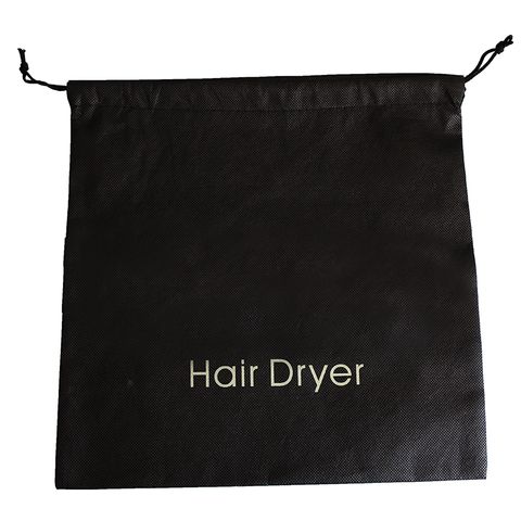 Hair Dryer Bag Black Printed