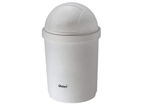 Bin - Domed Tidy White 28L