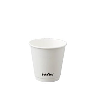 Cups - Beta Eco Double Wall 8oz - White