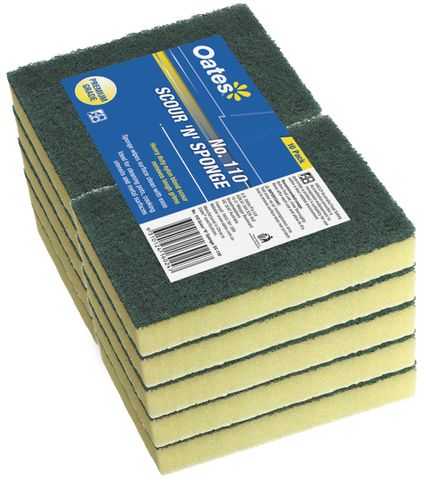 Sponge Scourers - 100x150mm (10)