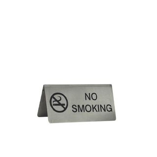 No Smoking Sign - S/Steel Tent