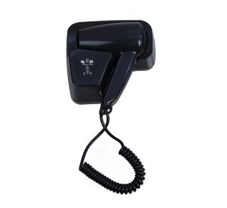 Wall Mounted Hair Dryer 1200w - Black