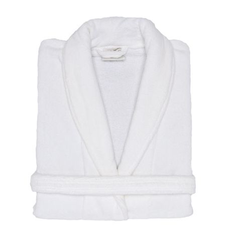 Bathrobe - Velour White