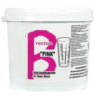 Bracton Pink Glass Soaker Sanitiser 5kg
