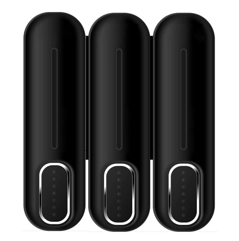 Black Lockable Dispenser - Triple