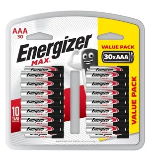 Batteries AAA Energizer Max 30pk