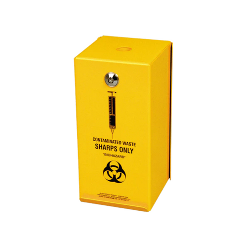 Steel Sharps Disposal Safe 2L