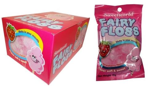 Fairy Floss Bag 15g - Strawberry (18)