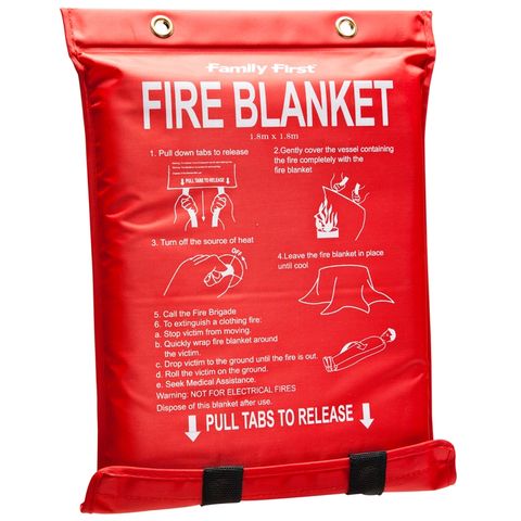 Fire Blanket Wall Mounted