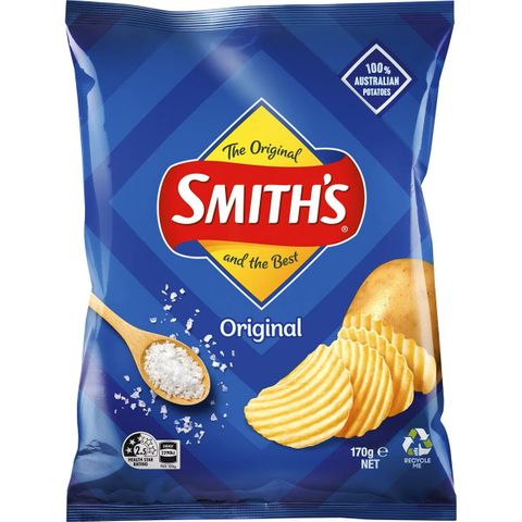 Smiths Crinkle Chips -  Original 170g