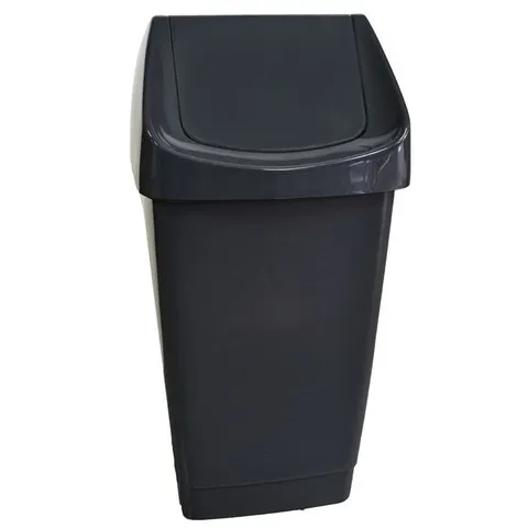 Bin - 27L Swing Top Charcoal