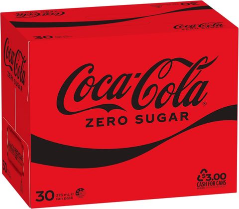 Coca Cola No Sugar 375ml x 30
