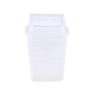 Bin - Swing Lid White 5L