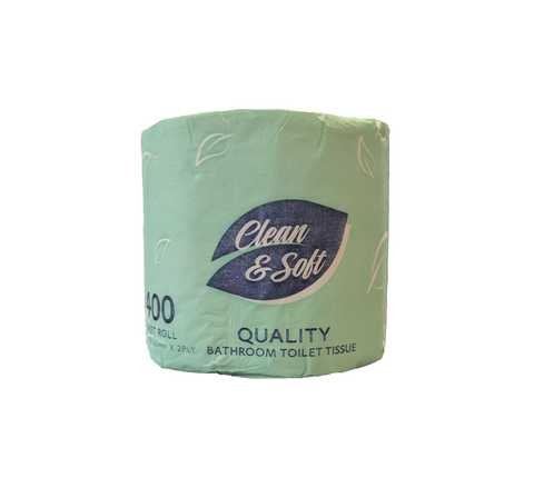 Toilet Rolls 2 ply wpd - 400 Sheet (48)