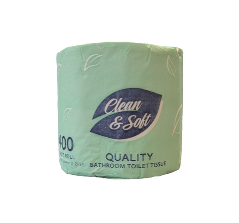 Toilet Rolls 2 ply wpd - 400 Sheet (48)