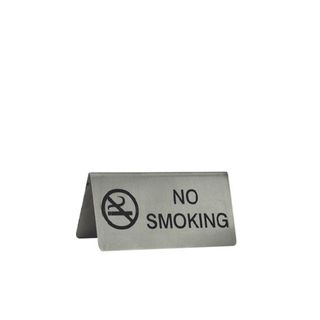 No Smoking Sign - S/Steel Tent