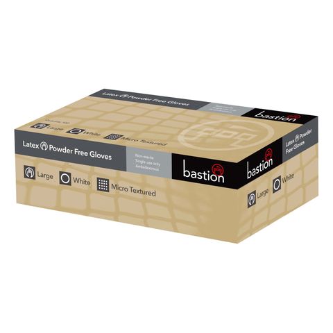 Gloves - Latex Large Powder Free (10x100)