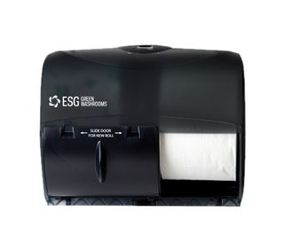 ESG Slim TP Dispenser - 2 Roll Black