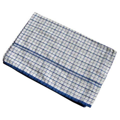Tea Towels Blue/Red Check (25)
