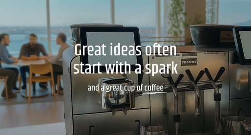 The Spark of Idea Often Starts Over Coffee