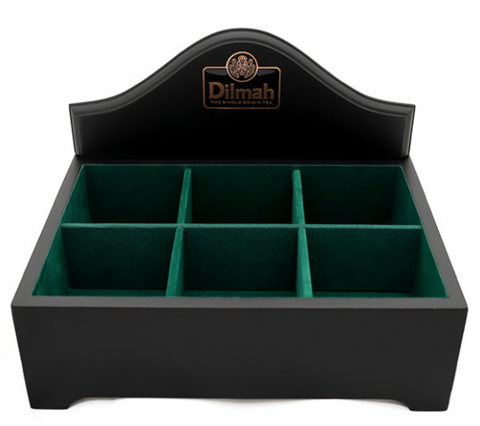 Dilmah tea 6 slot display box