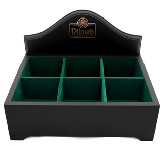 Dilmah tea 6 slot display box