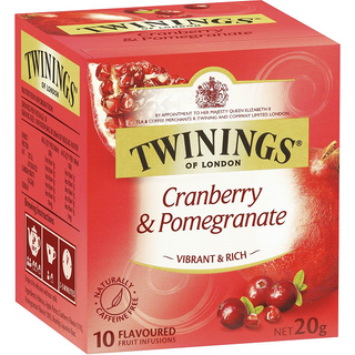 Tea Twngs Cranbe&Pomeg 10s Env