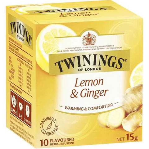 Tea Twngs Lemon&Ginger 10s Env