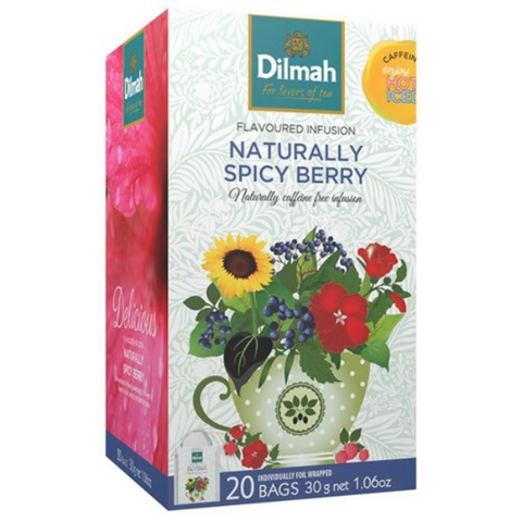 Dilmah Teabags - Naturally Spicy Berry 20s - ENV