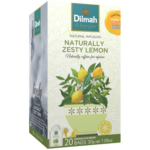 Dilmah Teabags - Naturally Zesty Lemon 20s - ENV