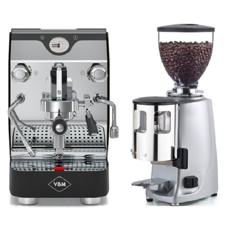 VBM Domobar Super - Analogic + Mazzer Mini Grinder Package