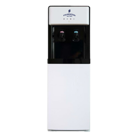 Freestanding Plumbed-In Water Cooler (White)